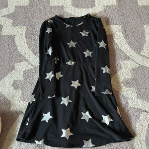 Aqua brand black dress with stars